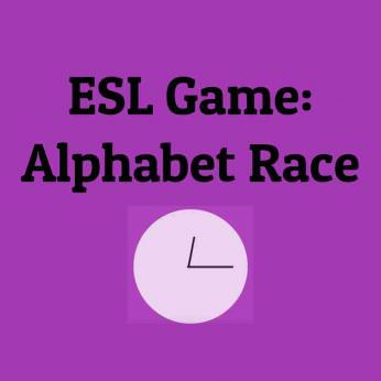 ESL Game Alphabet Race