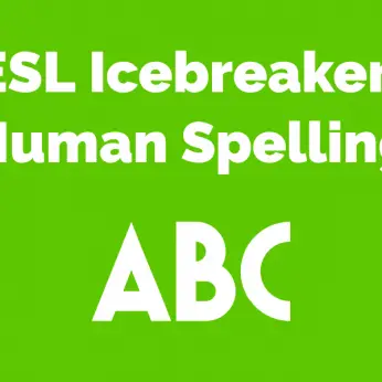 ESL Icebreaker_ Human Spelling