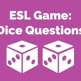 ESL Dice Questions