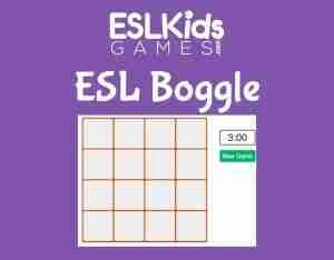 ESL Boggle interactive online game