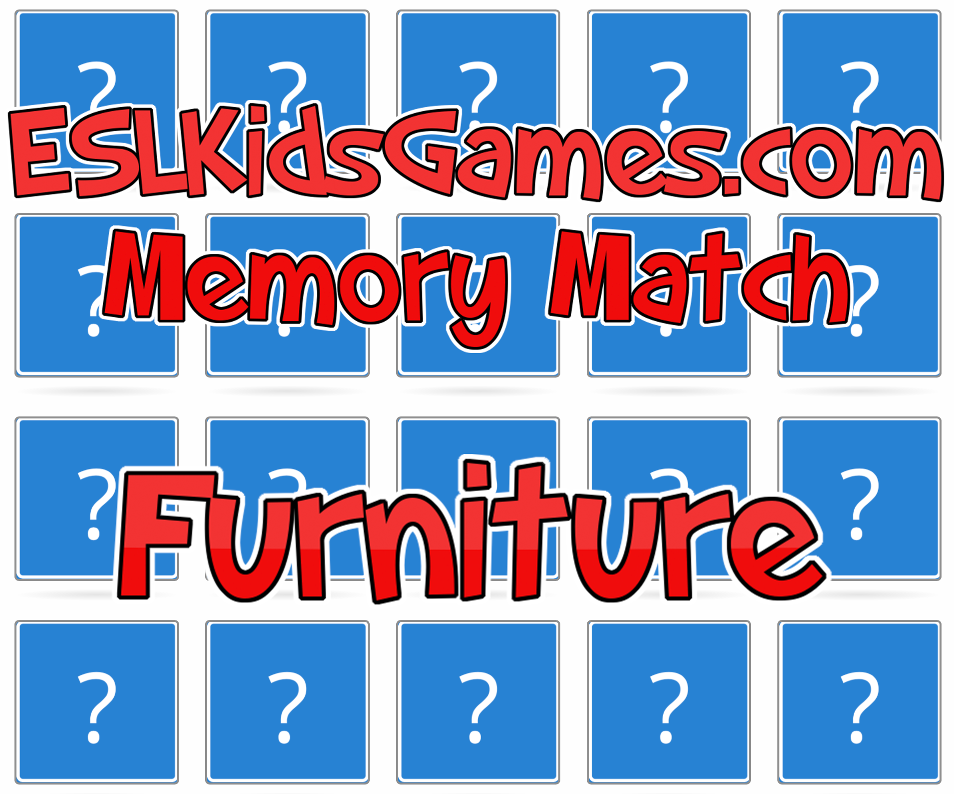 Furniture ESL Kids Games