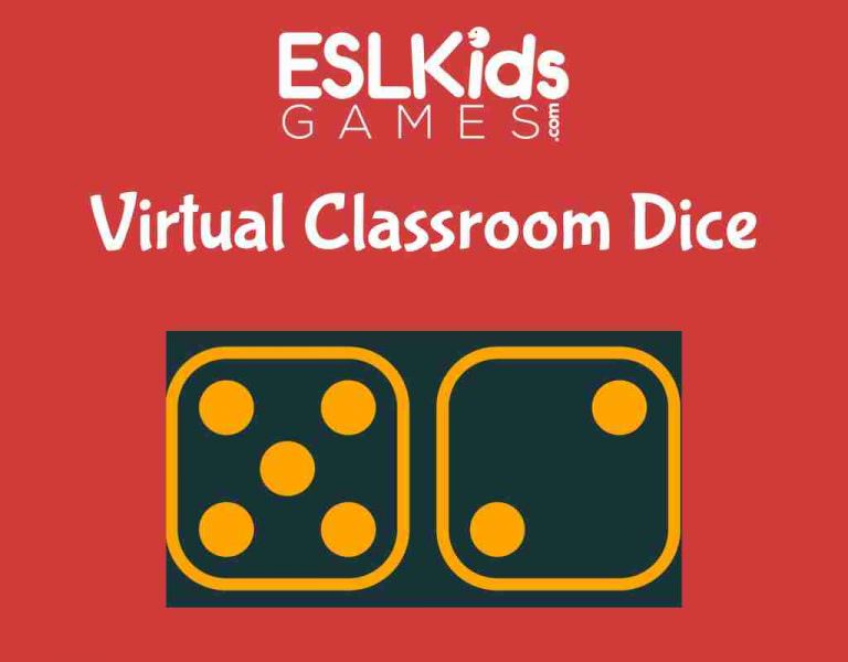Virtual Multiple Classroom Dice ESL Kids Games