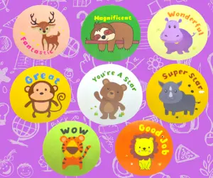 Young Learner Reward Stickers