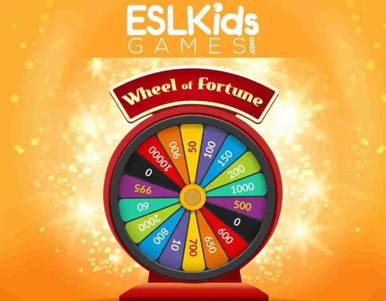 ESL Wheel of Fortune Spin the wheel game ESL Kids Games