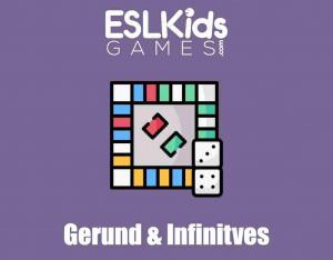 Gerund and infinitives interactive board game