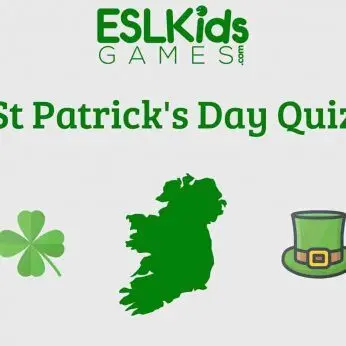 St Patrick's Day Quiz ESL Class Teens and adults