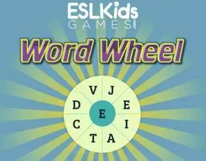 Word Wheel interactive online ESL Vocabulary Game