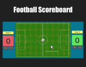 Football scoreboard for the classroom