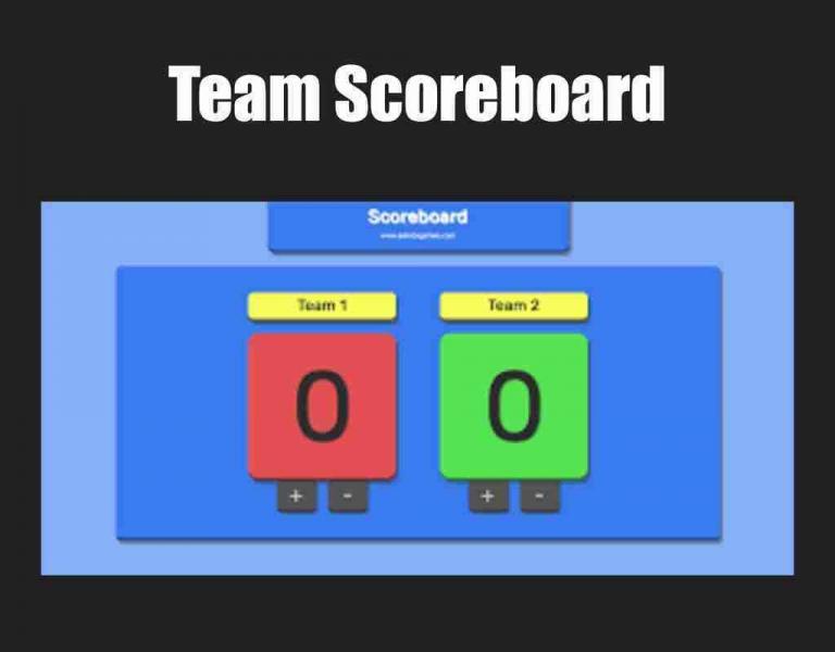 Scoreboards Esl Kids Games