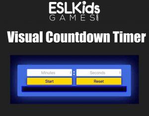 Visual classroom countdown timer