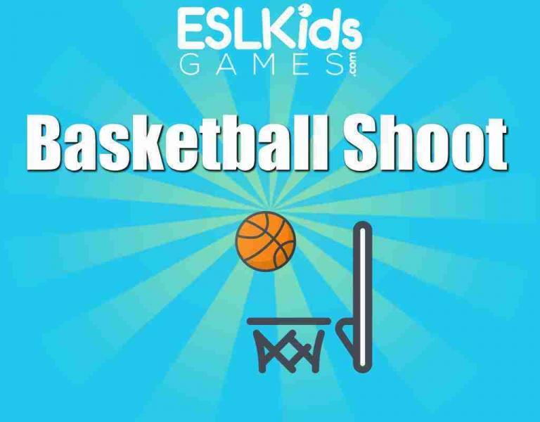 basketball shoot interactive scoring game for the classroom ESL Kids