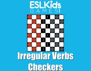 Irregular verbs checkers _ draughts interactive online ESL game